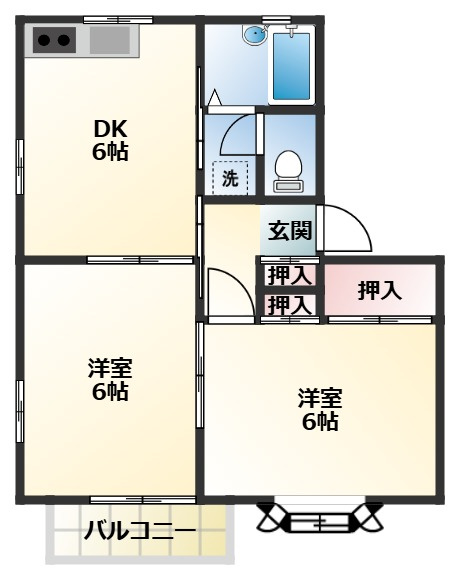 コスモコープの間取り