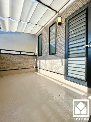 南区吉祥院這登東町のバルコニー