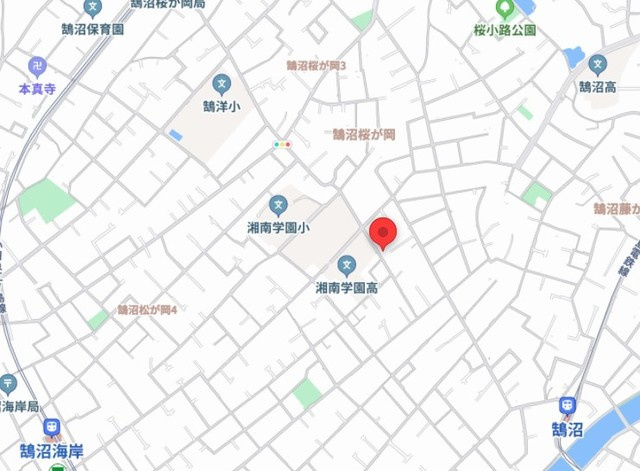 Ｓｋｙ　Ｈｉｌｌｓ鵠沼の地図