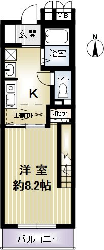 八甲田フィールドアパートメントの間取り