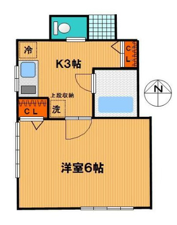 アムール阿佐ヶ谷四番館の間取り