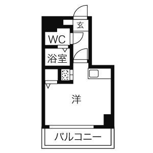 リベール名駅南の間取り