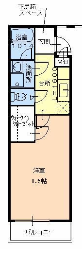 【間取り】 | フジパレスタカシロⅠ番館