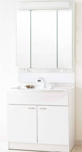 クレイドルガーデン　中央区有明台第１　全４棟の独立洗面台|完成イメージ写真です