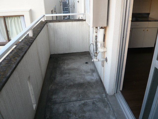 城南ビレッジのバルコニー