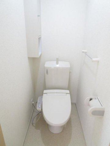 グリーンビレッジのトイレ|ゆったりとした空間のトイレです