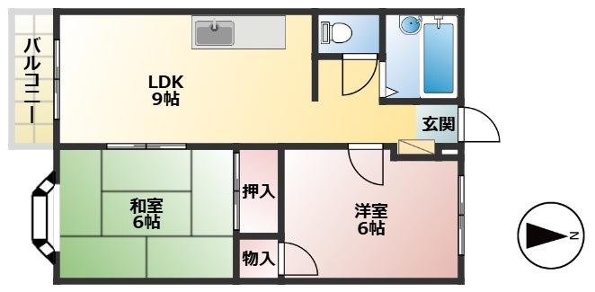 アミティソフィアB棟の間取り