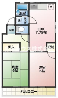 【間取り】 | ヴィラ湯浅A棟