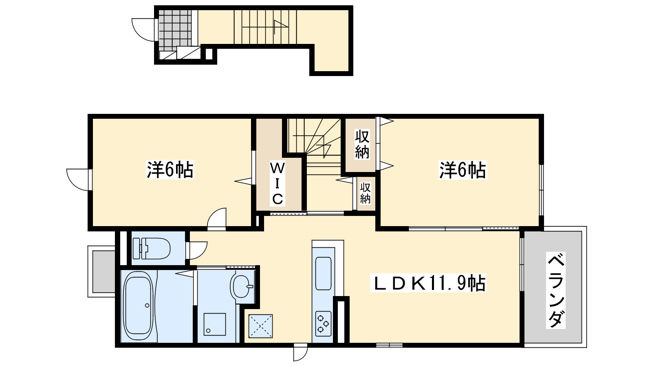 【間取り】 | フリーデⅢ