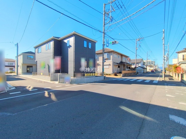 【新築分譲住宅】川越市今成1期の前面道路含む現地写真