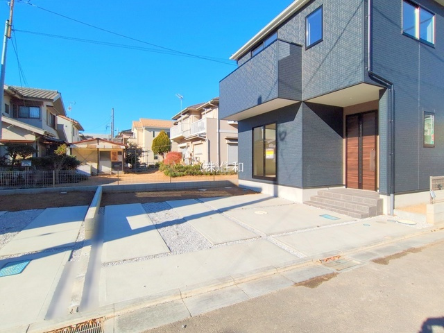 【新築分譲住宅】川越市今成1期の前面道路含む現地写真