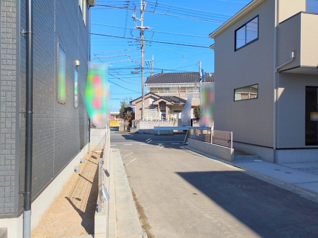 【新築分譲住宅】川越市今成1期の前面道路含む現地写真