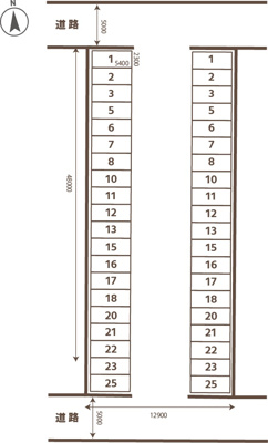 【区画図】 | 水堂町2丁目駐車場（西側）
