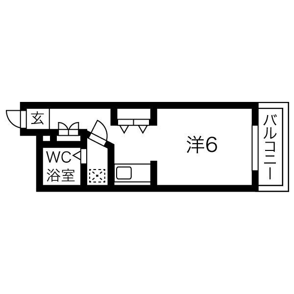 ハッピーコート栄町の間取り