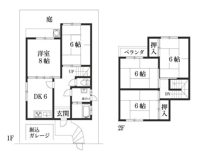 【間取り】 | 亀岡　篠町広田三丁目　一戸建