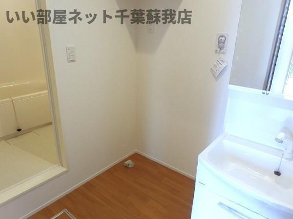 エルメゾン・エイザ　Ｃ棟 の洗面所|室内洗濯機置き場