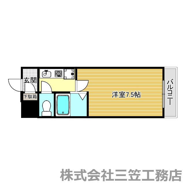 グリーンヒル中川の間取り