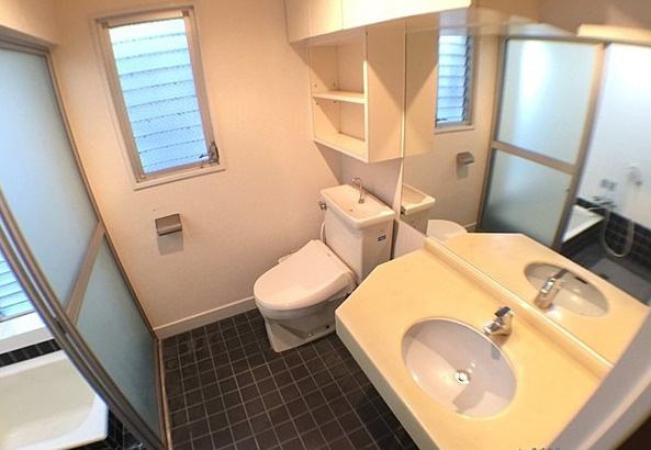 ホーキーポーキーの洗面所|洗面所です