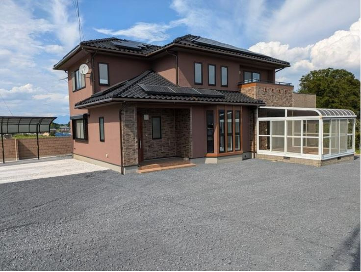 藤岡市浄法寺　中古2280の前面道路含む現地写真