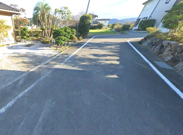 藤岡市浄法寺　中古2280の前面道路含む現地写真