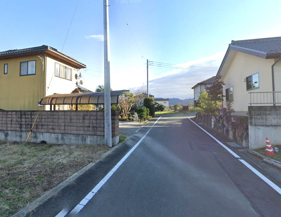 藤岡市浄法寺　中古2280の前面道路含む現地写真