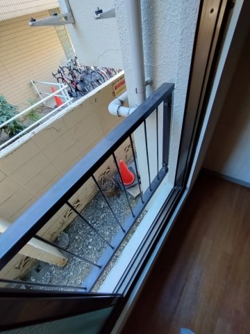 浜野マンションのバルコニー