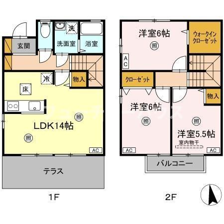ＲＯＹＡＬ　ＧＡＲＤＥＮ　ＣＡＳＡＨＡＲＡの間取り