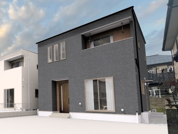 久保田町　新築戸建②の外観|※画像は完成予定図です。