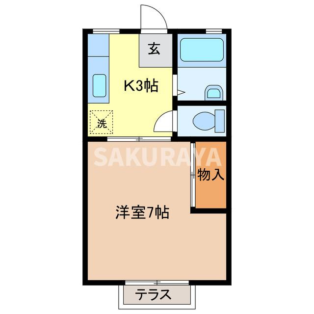 サンシャインハイツの間取り