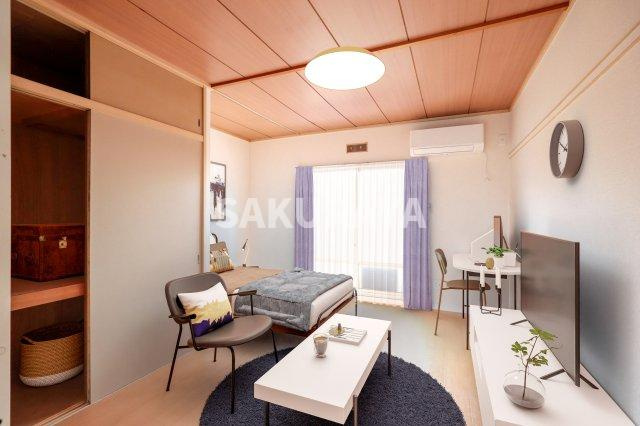 サンシャインハイツの洋室|2025年3月撮影。