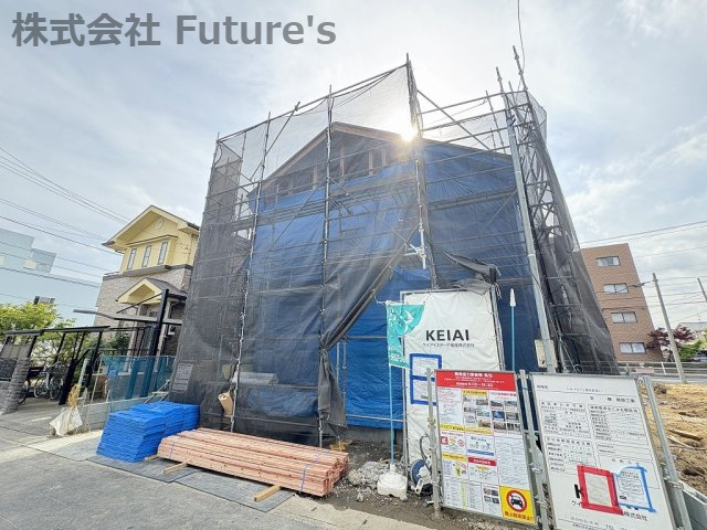 三郷市彦成2丁目　新築戸建　全1棟の外観|現地の写真になります。
