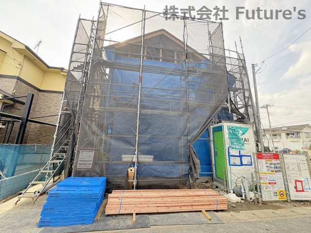 三郷市彦成2丁目　新築戸建　全1棟の外観|現地の写真になります。