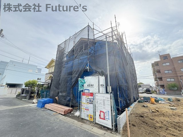 三郷市彦成2丁目　新築戸建　全1棟の外観|現地の写真になります。