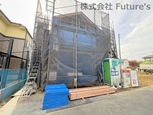 三郷市彦成2丁目　新築戸建　全1棟の外観|現地の写真になります。