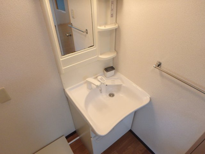 【洗面所】 | 加島第２マンション | 広い洗面スペース