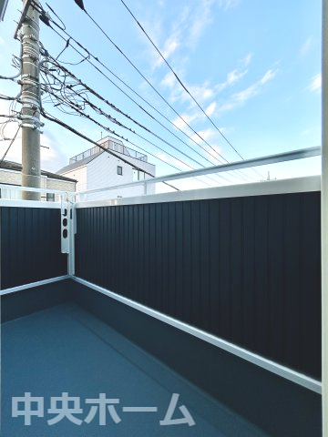 足立区大谷田5丁目新築分譲住宅のバルコニー|バルコニー