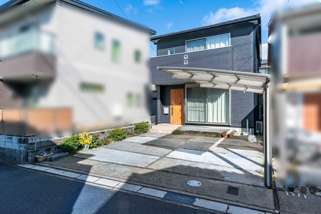 北名古屋市鹿田新明附戸建の前面道路含む現地写真|前面道路含む現地写真です