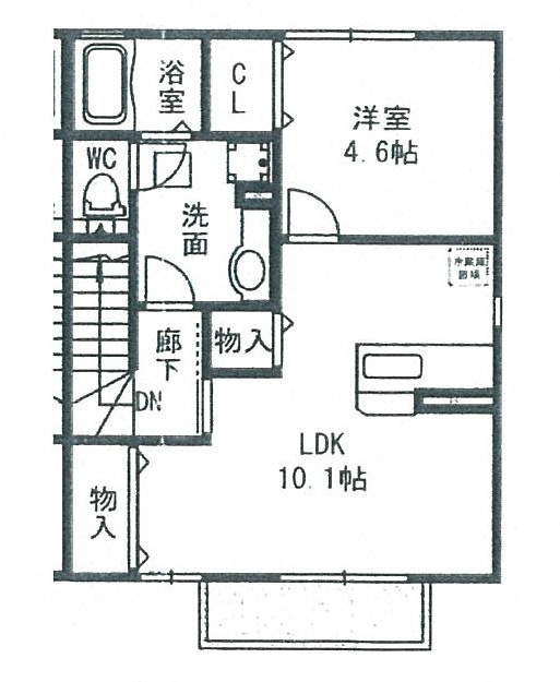 クラージュの間取り