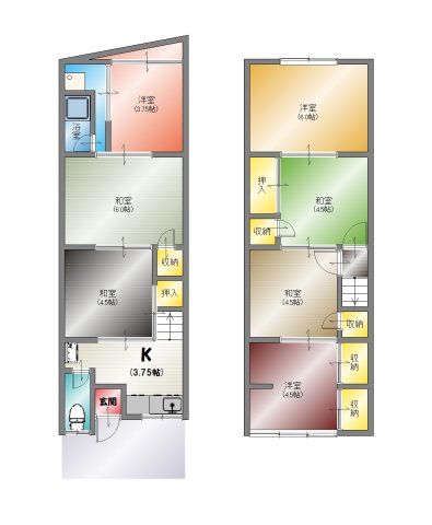 【間取り】 | 嵐山茶尻町