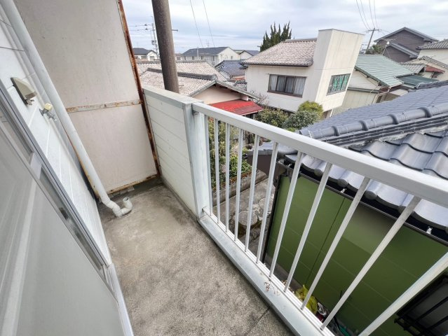 コーポ・アセッツ38のバルコニー|落ち着いた時間を過ごせるバルコニーです