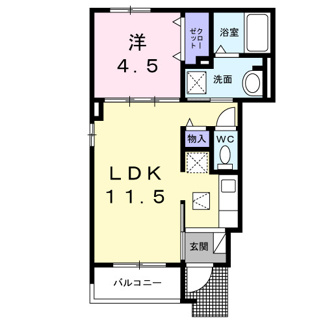 【間取り】 | フォンターナ西大路