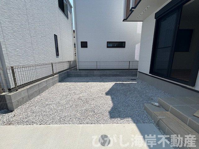 平塚市花水台　新築戸建　全4棟の庭|南側　お庭