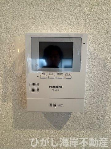 平塚市花水台　新築戸建　全4棟のセキュリティ|TVモニター付きインターフォン