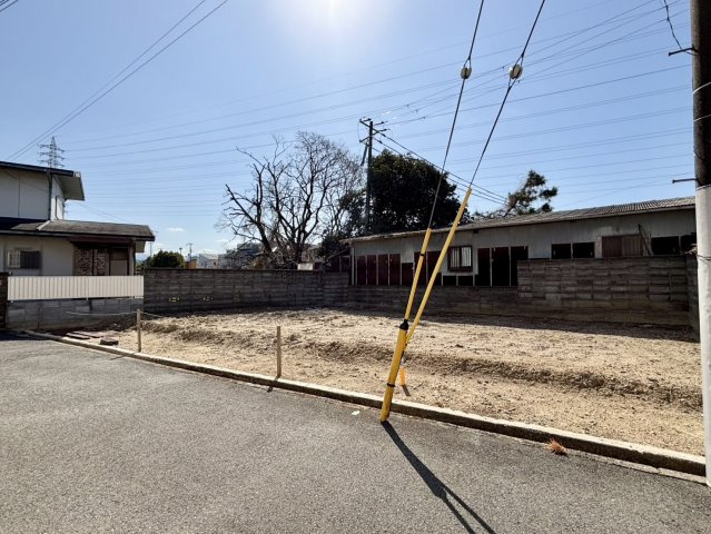 岸和田市額原町　建築条件なし土地の外観
