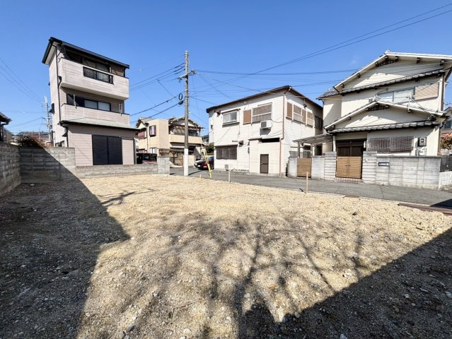 岸和田市額原町　建築条件なし土地の外観