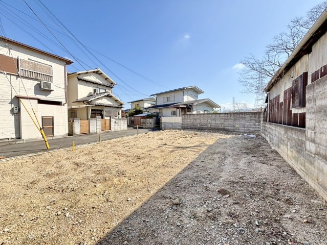 岸和田市額原町　建築条件なし土地の外観