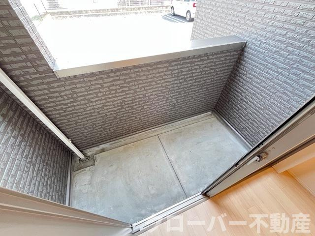 コントレールのバルコニー