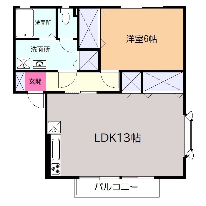 ヴェールの間取り