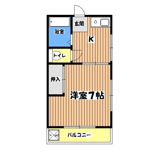 【間取り】 | コーポ落合
