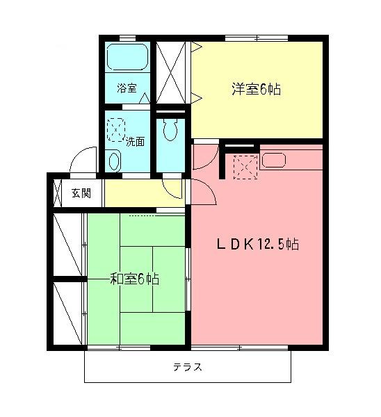 ボナールハウスⅠの間取り